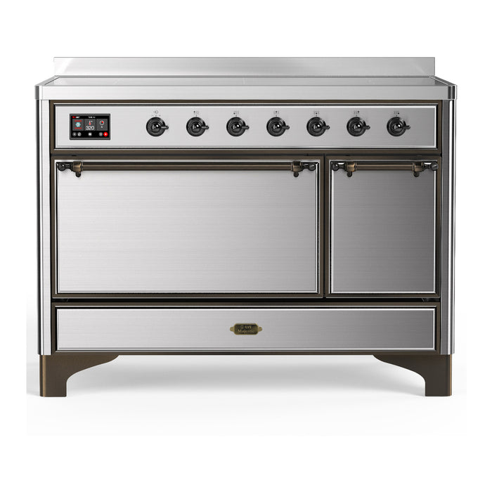 ILVE 48"Majestic III Induction Range, UMIB48QNR3 — UMIB48QNR3AWB