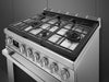 Smeg Portofino Series 30 Inch Freestanding Dual Fuel Range CPF30UGMX SMEG