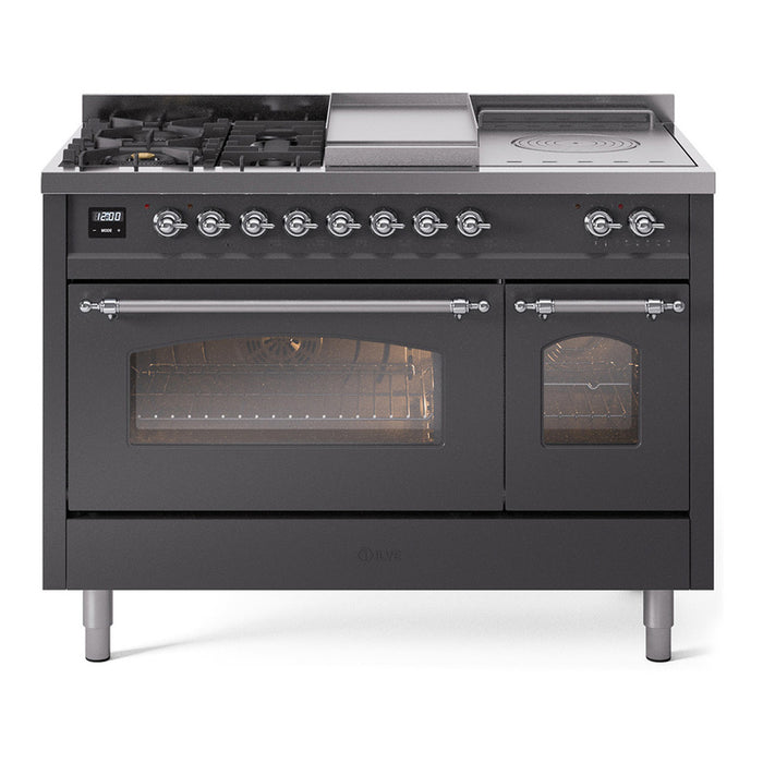 ILVE Nostalgie II 48" Dual Fuel Range UP48FSNMP
