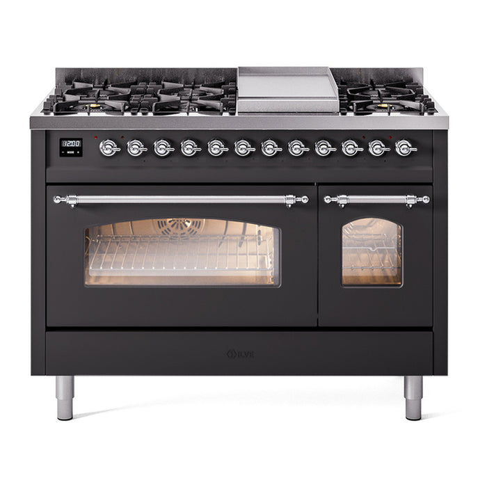 ILVE Nostalgie II 48" Dual Fuel Range, UP48FNMP