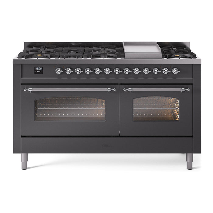 ILVE Nostalgie II 60" Dual Fuel Range UP60FNMP