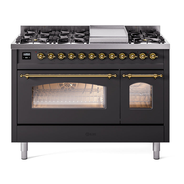 ILVE Nostalgie II 48" Dual Fuel Range, UP48FNMP