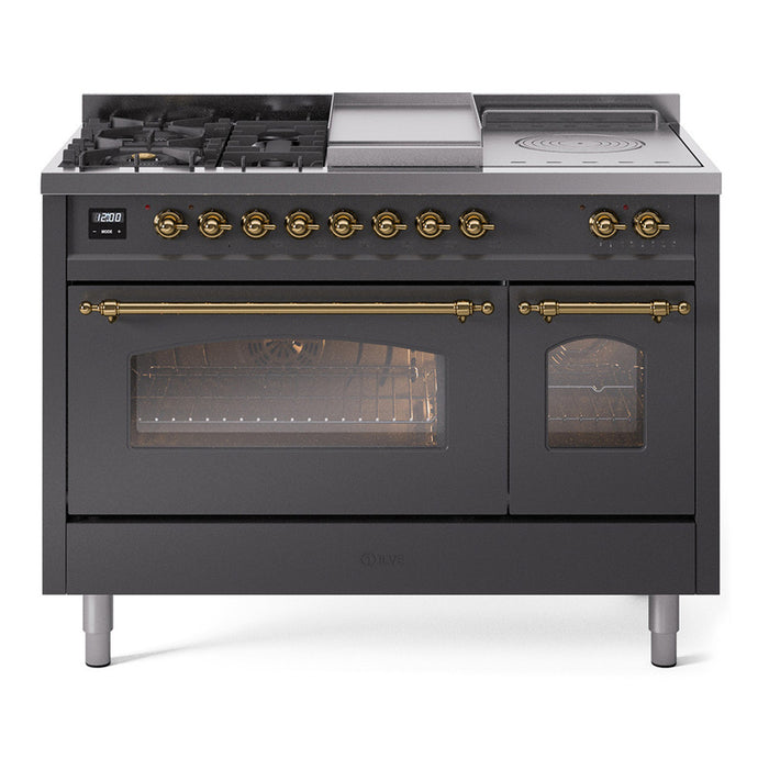ILVE Nostalgie II 48" Dual Fuel Range UP48FSNMP