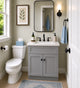 Grey Shaker 27" Single Sink Bathroom Vanity
