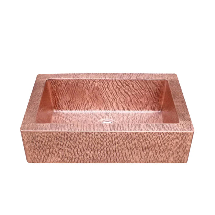 Akicon Single Bowl Farmhouse Apron Copper Kitchen Sink - AKS501-C