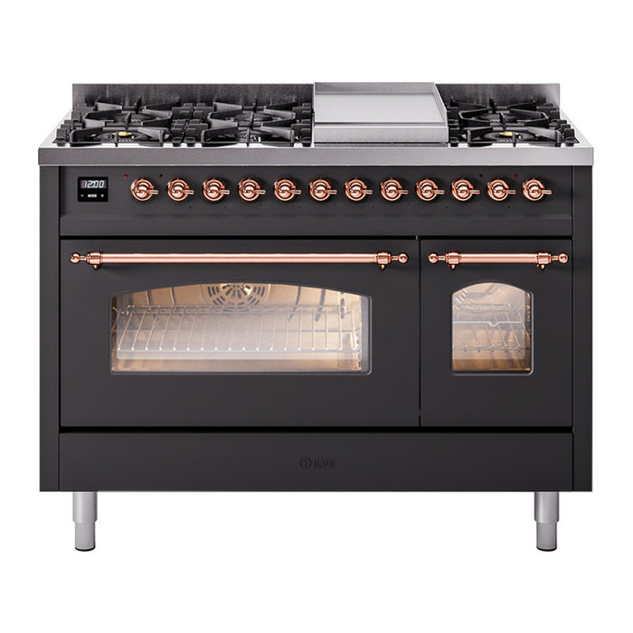 ILVE Nostalgie II 48" Dual Fuel Range, UP48FNMP