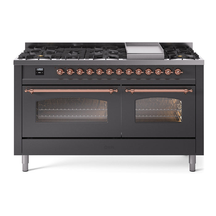 ILVE Nostalgie II 60" Dual Fuel Range UP60FNMP