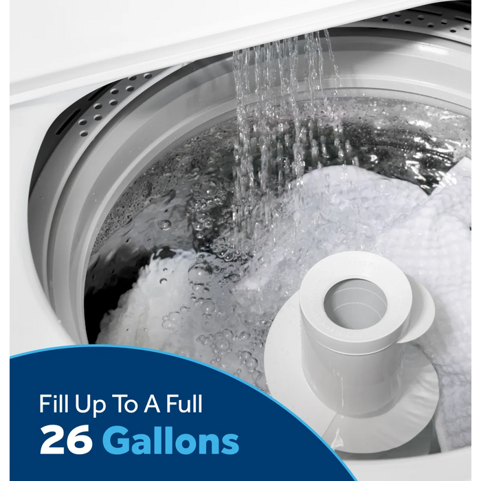 GE 27" Top Load Washer, GTW525ACWWB