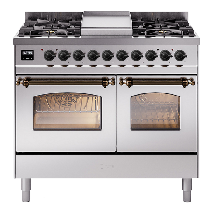 ILVE Nostalgie II 40" Dual Fuel Range, UPD40FNMP
