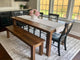 Farmhouse Dining Table with Post Legs