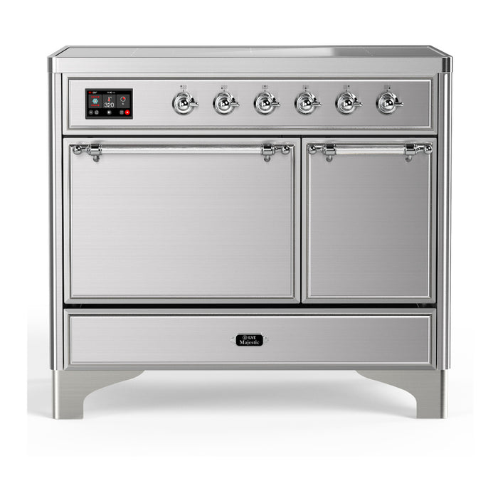 ILVE 40"Majestic III Induction Range, UMDIB40QNR3 — UMDIB40QNR3AWB
