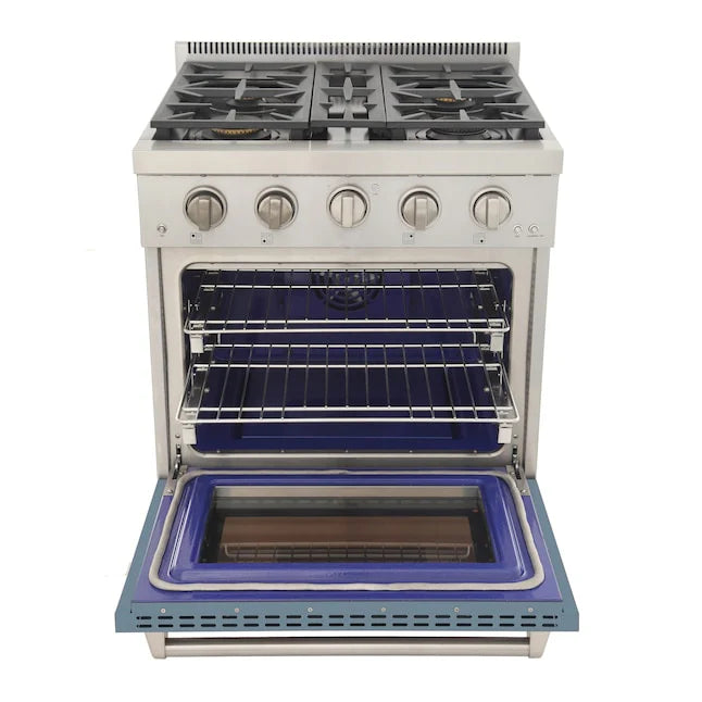 Kucht 30"  Professional Natural Gas Range, 4 Burners, KFX300-LB