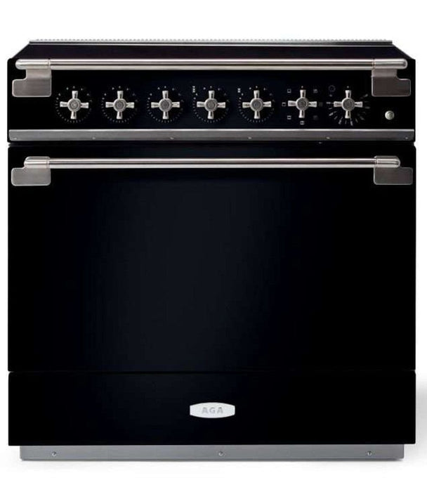 AGA 36" Elise Induction Range - Gloss Black AEL361INBLK