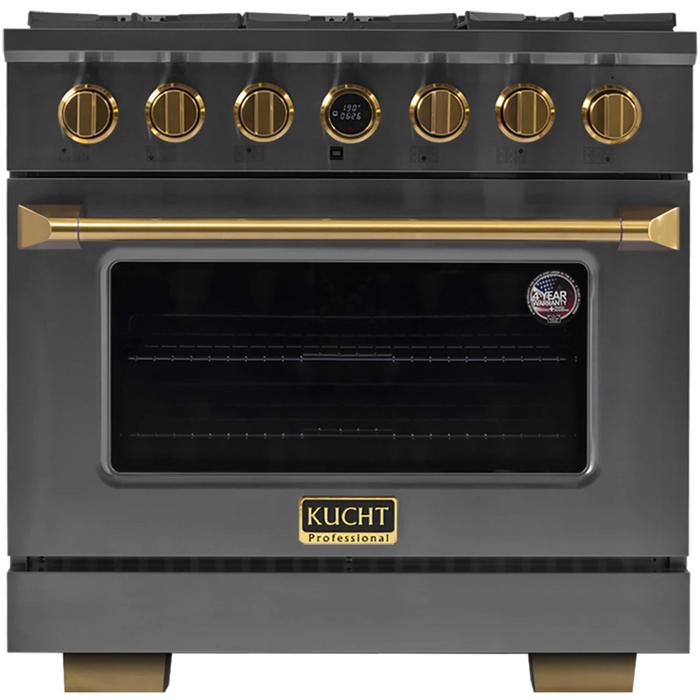 Kucht 36" Freestanding Dual Fuel Range KXD36