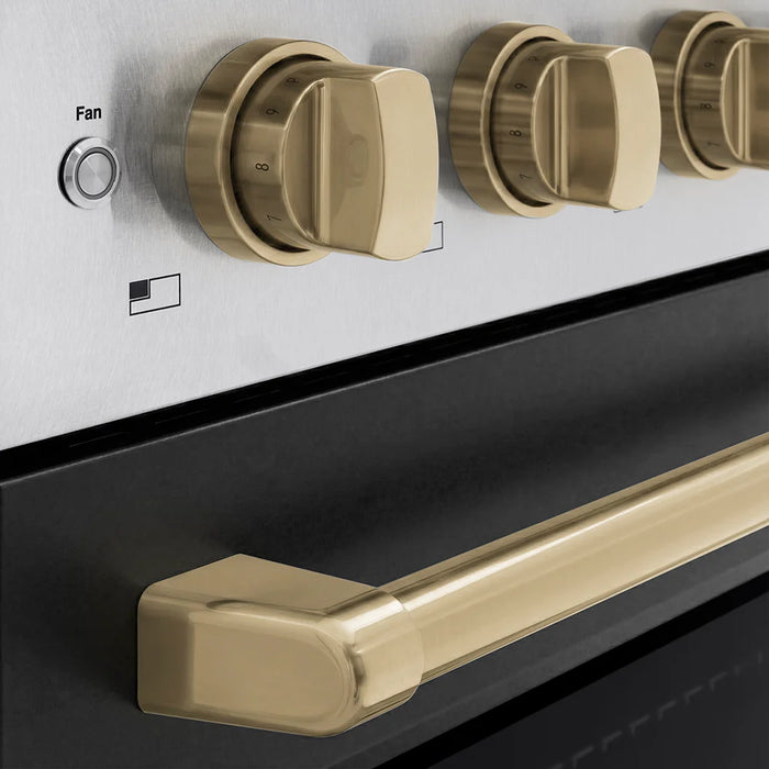 ZLINE Paramount Induction Range, Cooktop, Electric Convection Oven Satin Stainless Steel SINRSZ-BLM36