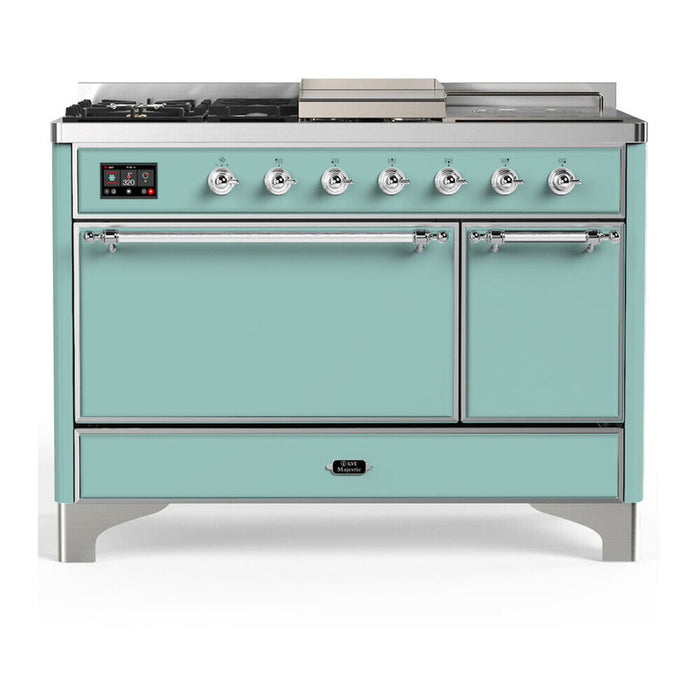 ILVE Majestic III 48" Dual Fuel Range UM48FSQNR3MM