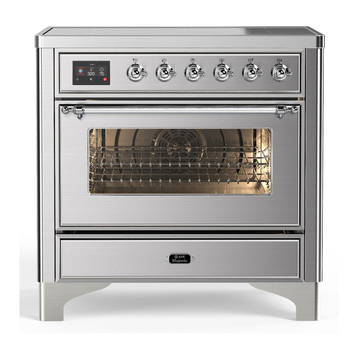ILVE 36"Majestic III Induction Range, UMIB36NR3 — UMIB36NR3AWB