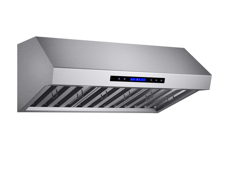 Forno 36'' 500 CFM Wall Mount Range Hood Stainless Steel, FRHWM5030-36