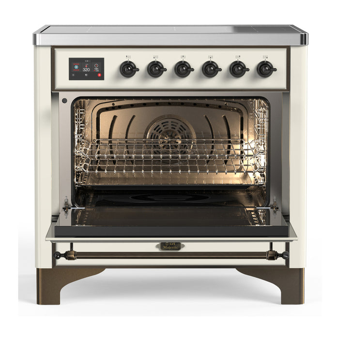 ILVE 36"Majestic III Induction Range, UMIB36QNR3 — UMIB36QNR3AWB