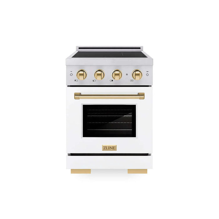 ZLINE Paramount Induction Range, Cooktop, Electric Convection Oven Satin Stainless Steel SINRSZ-WM