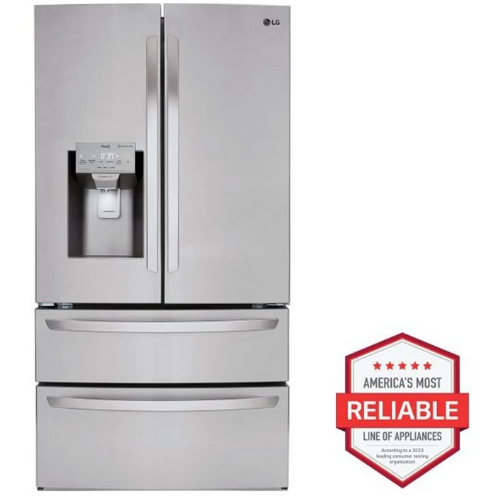 LG 36" 4-Door French Door Refrigerator, LMXS28626S