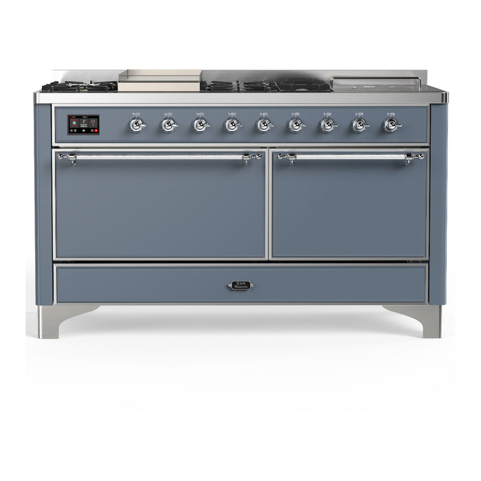 ILVE Majestic III 60" Dual Fuel Range, UM60FSQNR3BG