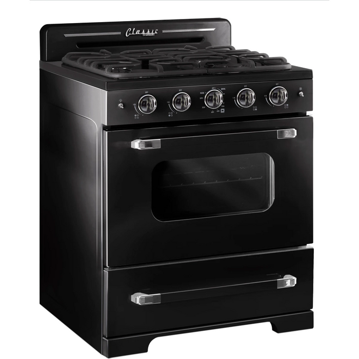 UNIQUE 30" Freestanding Gas Range, UGP-30CR B
