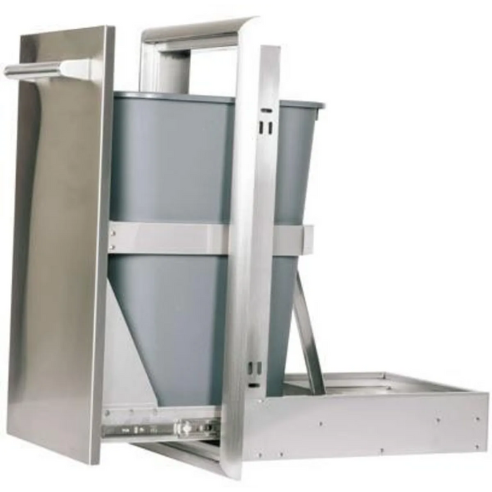 CAYOTE 14" Single Pull Out Trash and Recycle Bin, CSTC