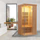 SAUNA EVOLUTION®  Indoor Carbon Heaters Glass Door Sauna Room Far Infrared 09