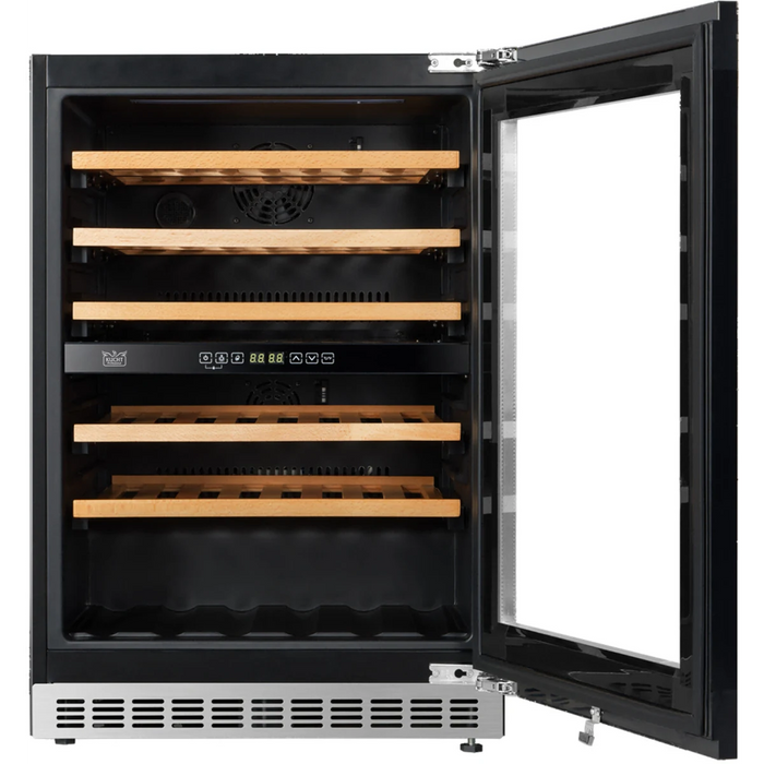 Kucht 24" Freestanding/Built-In Under Counter Dual Zone Wine Cooler K24UPR