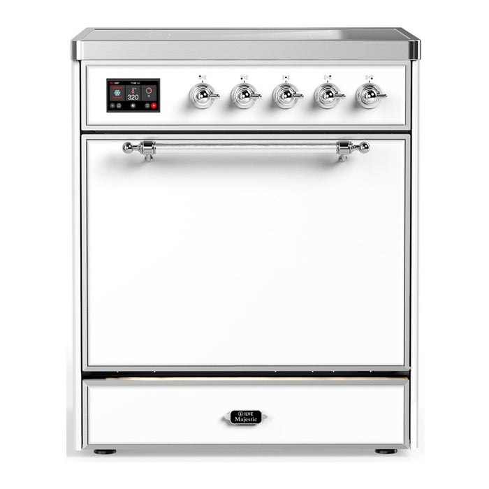 ILVE 30"Majestic III Induction Range, UMIB30QNR3 — UMIB30QNR3AWB