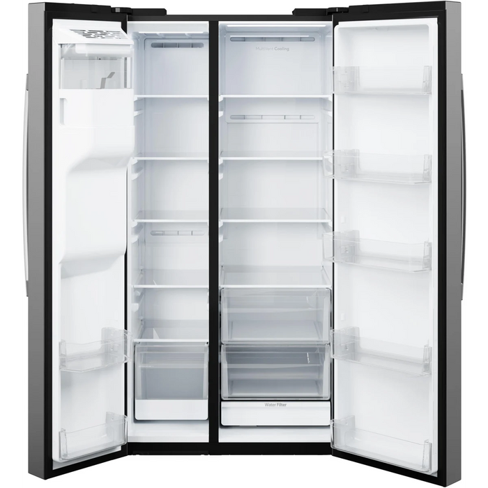 GE 36" Freestanding Side-By-Side Refrigerator, GSS28NYYFS