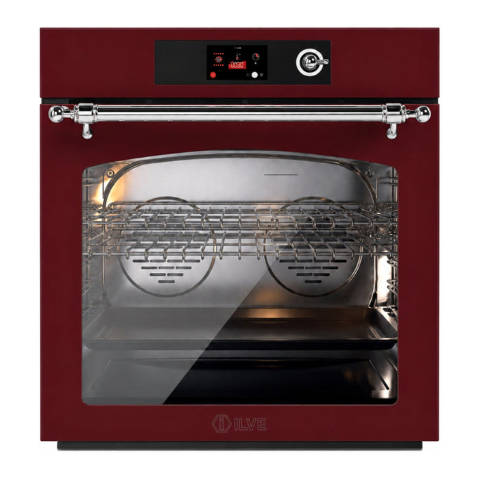 ILVE Nostalgie II 30" Pyrolytic Single Wall Oven UOV30NTPYBU