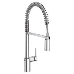 Moen Align MotionSense Wave One-Handle Pre-Rinse Spring Touchless Kitchen Faucet 5923EW