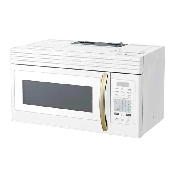 Forno Scalo 30"Over the Range Microwave, White Stainless Steel, FOTR3007-30WHT