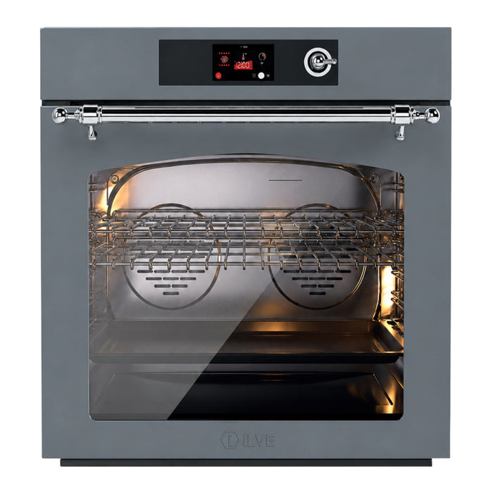 ILVE Nostalgie II 30" Pyrolytic Single Wall Oven UOV30NTPYBG