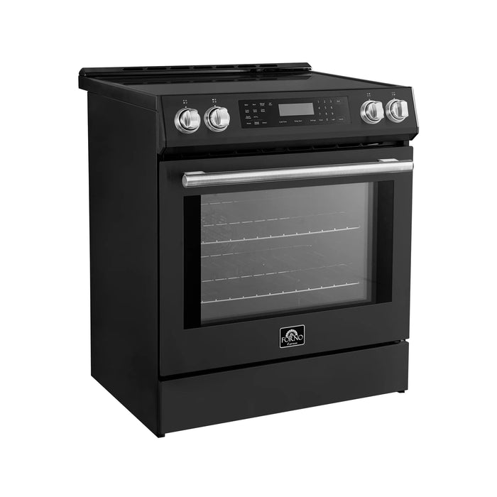 FORNO Espresso Donatello 30" Induction Range, FFSIN0905-30BLK