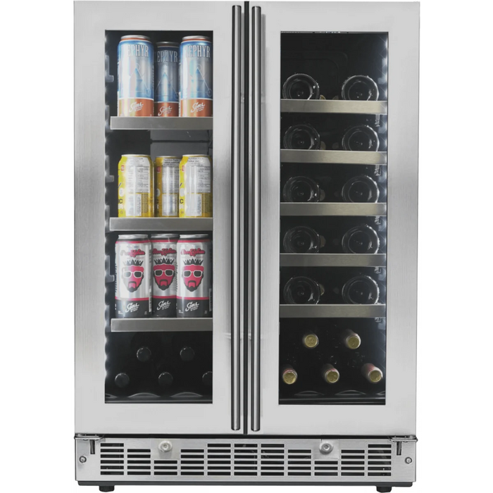 DANBY 24" Lorraine French Door Built In Beverage Center, SPRBC047D1SS