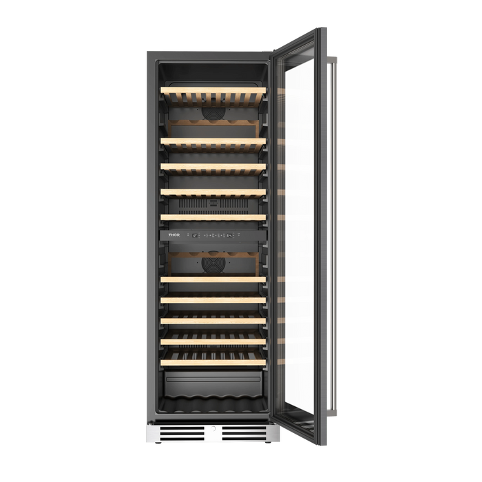 THOR Kitchen 24" Wine Cooler, 115 Wine Bottle Capacity TWC2470D
