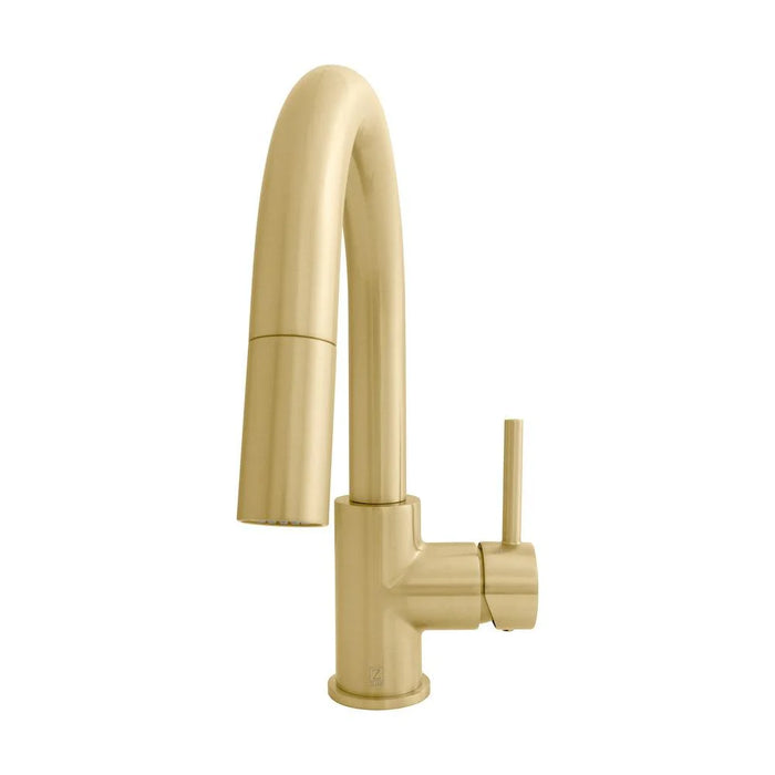 ZLINE Dante Kitchen Faucet In Champagne Bronze, DNT-KF-CB