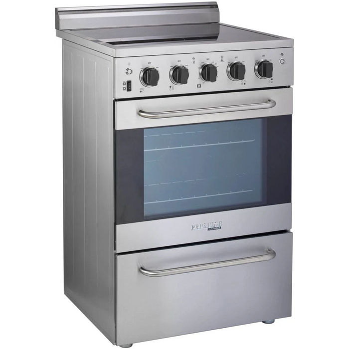 UNIQUE Prestige 24" Freestanding Electric Range, UGP-24V EC S/S