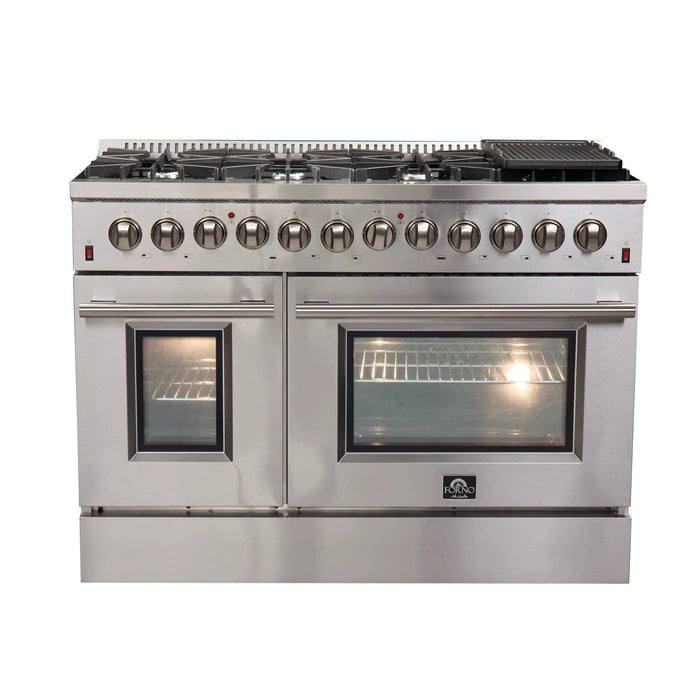 FORNO Appliance Package - 48" Gas Range and 60" Refrigerator FBDL-018-03CAUS