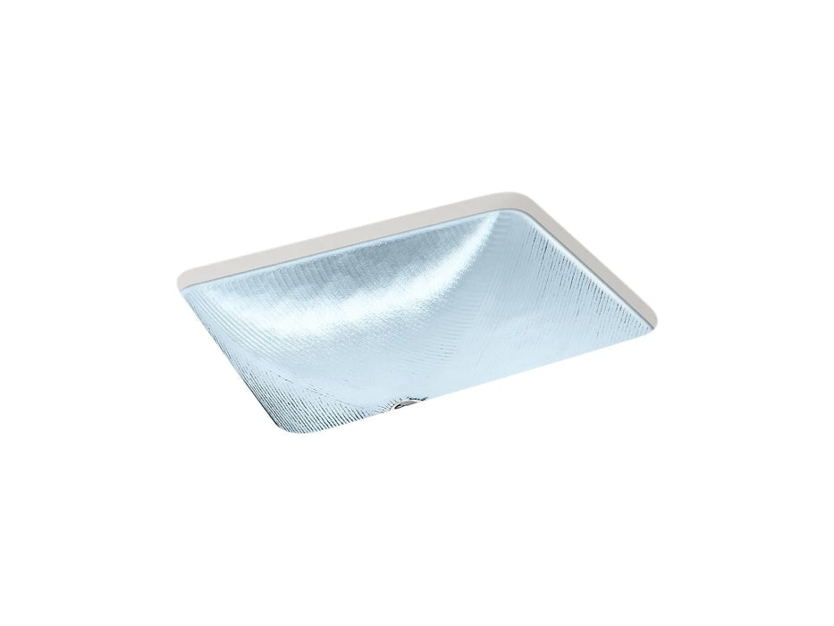 KOHLER Yepsen 20" rectangular undermount bathroom sink, no overflow K-28823