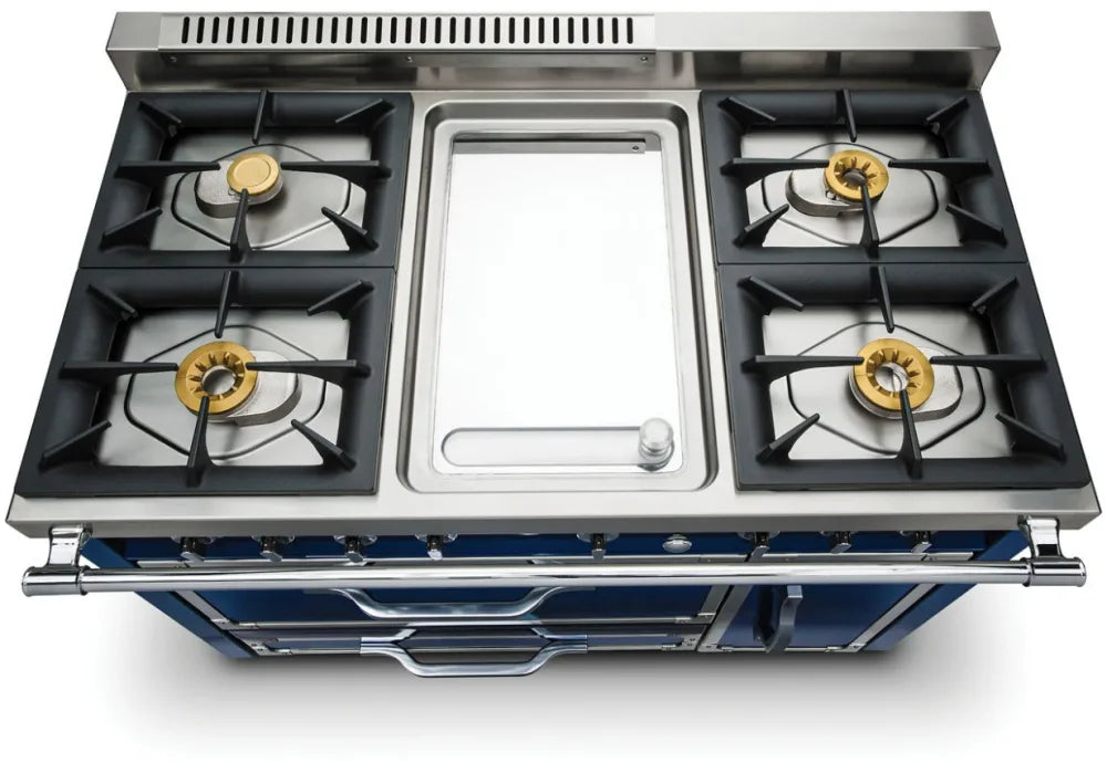 VIKING Tuscany Series 48" Dual Fuel Range Griddle, Damascus Grey TVDR4814GDG