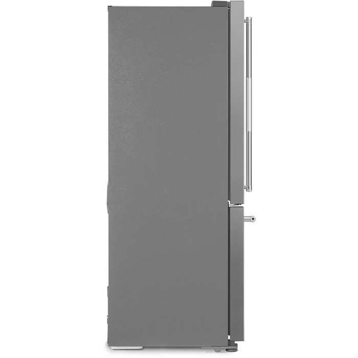 SMEG 36" Freestanding Counter Depth French Door Refrigerator, FD36UXIW
