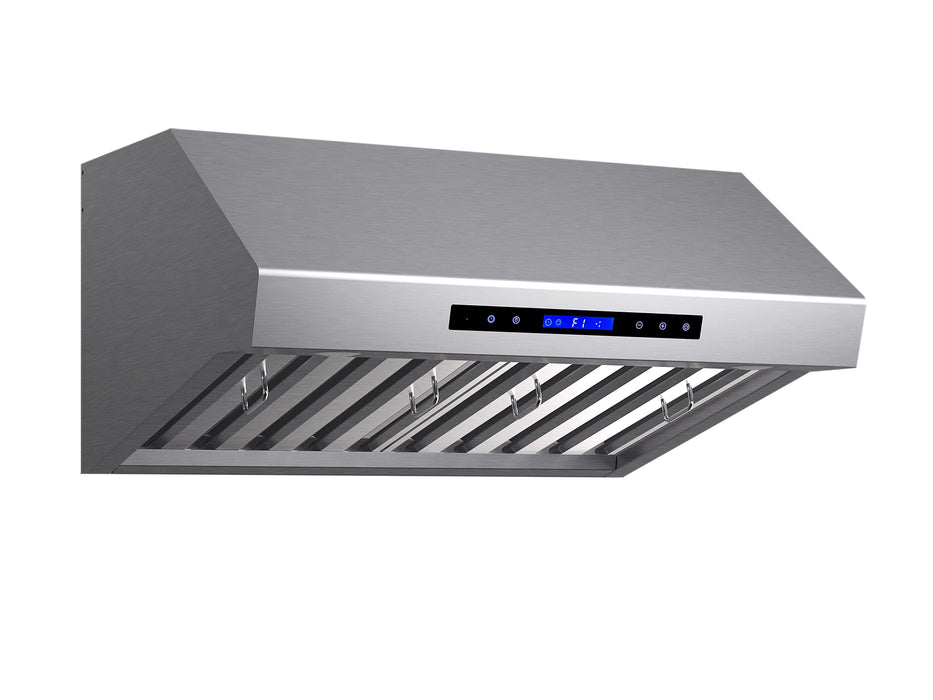 Forno 30'' 500 CFM Wall Mount Range Hood Stainless Steel, FRHWM5030-30