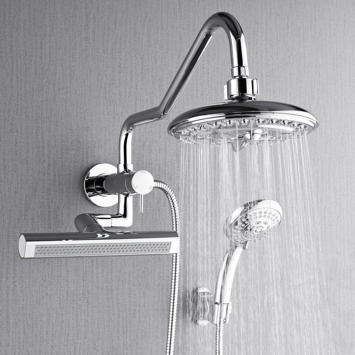 Forno Acqua AcquaFALL Mini Shower Head, Overhead Rainfall Shower SMW2CP-C8