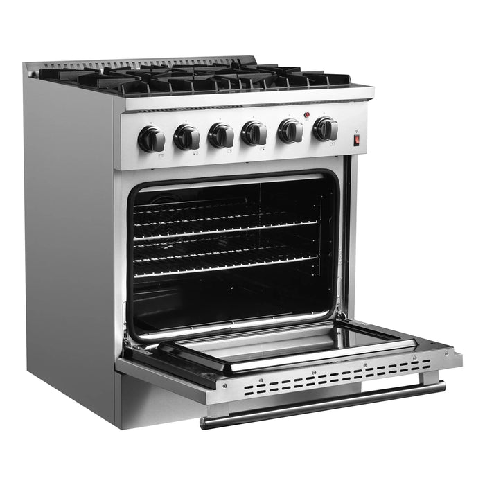 FORNO Marco 30" Dual Fuel Range FFSGS6197-30