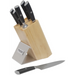 THOR 7-Piece Knife Set with Knife Block - Angle View