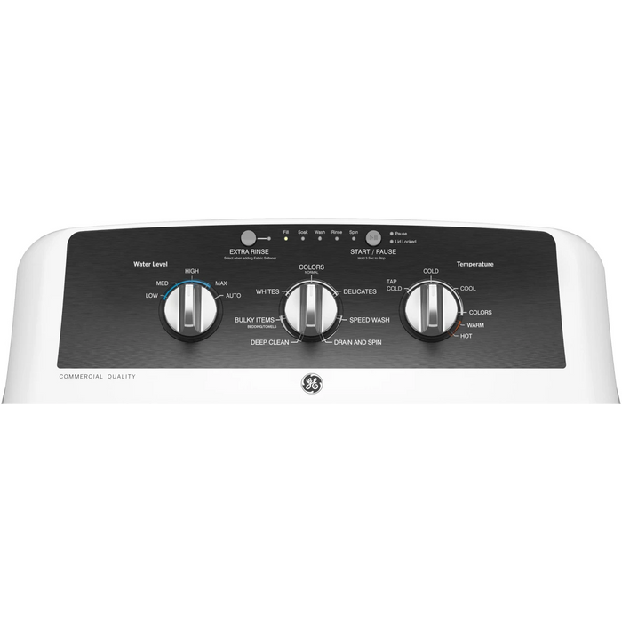 GE 27" Top Load Washer, GTW525ACWWB